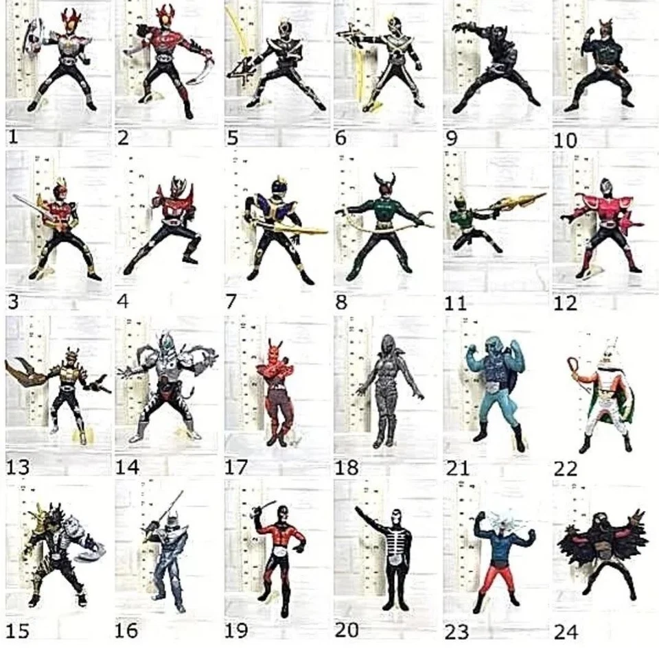 LOTE 7 FIGURA DE MONSTER GASHAPON MASKED CAME RIDER KAIJU KAIJIN Nº 1-24 Bandai Foto 1 de 4