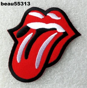 ⭐ROLLING STONE TONGUE MUSIC BAND VEST JACKET SHIRT NOVELTY PATCH - Picture 1 of 1