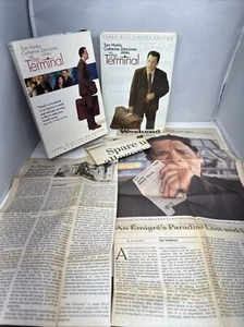 The Terminal (DVD, 2004, 3- Disc Set) With Original Newspaper Articles Of Movie - Picture 1 of 4