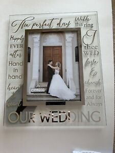 Our Wedding Photo Frame By Malden