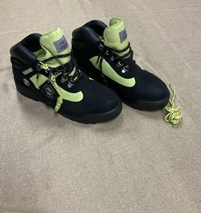 ASAP Ferg Jimmy Jazz Timberland Boots . Green And Black Field Boots - Picture 1 of 15