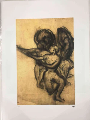 Edgar Degas Litografía Off Set CM 50x70 Firma On Rool Certificado De Foto 1 de 4