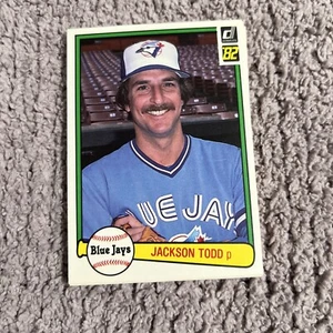 1982 Donruss 178 Jackson Todd Toronto Blue Jays Baseball - Picture 1 of 1