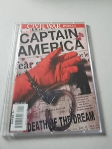 MARVEL COMICS CIVIL WAR EPILOGUE #25 IN HARDSHELL DEATH OF STEVE ROGERS - Picture 1 of 5
