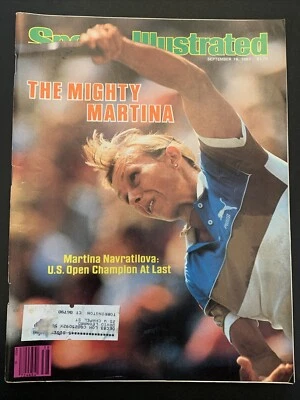Sports IllustratedSeptember 19 1983 Mighty Martina Navratilova US Open Champion - Image 1 of 2