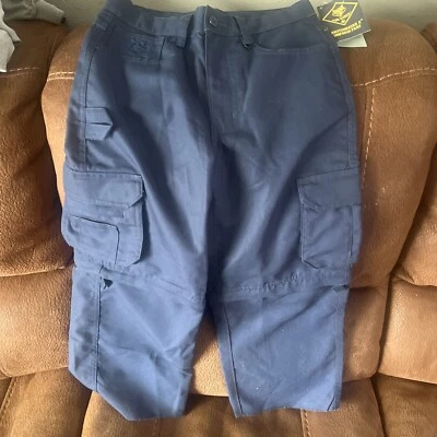 Cub Scout YOUTH 6 Official Blue Uniform Convertible Canvas Pants Boy Scout - Image 1 of 4