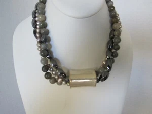 Collar Simon Sebbag SSD 925 3 hebras 18"" Collar VARIAS PIEDRAS - Imagen 1 de 8