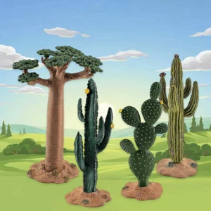 Simulation Baobab Cactus Tree Model Green Plant Toys DIY Decoration Ornaments - Bild 1 von 17