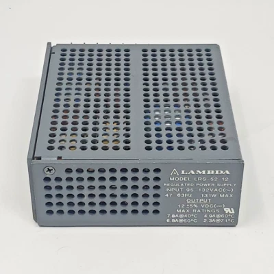 Fuente de alimentación regulada Lambda LRS-52-15 - 15 ± 5% VDC, 6,4A MAX sin probar Foto 1 de 4
