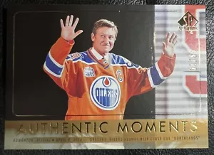2016-17 SP Authentic Moments Wayne Gretzky Gold /99 Oilers - Picture 1 of 2
