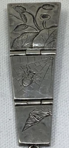 Shiebler Sterling Chatelaine Belt Clip Silver Fob Watch Holder Aesthetic  - Picture 1 of 3