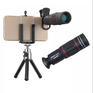 18x25 Monocular Zoom HD Optical Cell Phone Lens Telephoto Lens For Smartphone - Picture 1 of 9