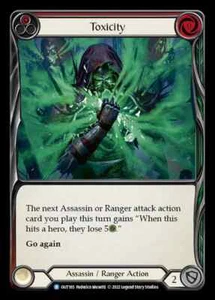 1x Toxicity RED - NM - Outsiders - Flesh and Blood Rare - Picture 1 of 1