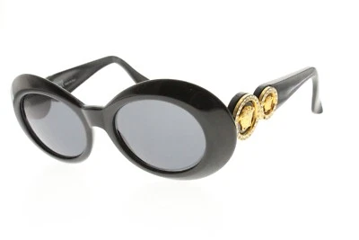 VINTAGE GIANNI VERSACE SUNGLASSES MOD 418/C COL 852 LEATHER CASE ITALY - Image 1 of 4