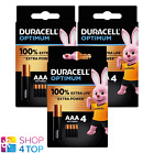 12 Duracell Optimum Aaa Lr03 Alkaline Batteries Mx2400 1.5V Exp 2032 4Bl New