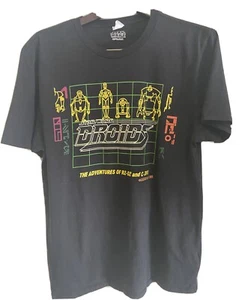 Star Wars Disney Official Droids R2-D2 C3PO Rare Print Mens Large Shirt - Picture 1 of 5