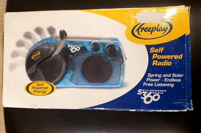FreePlay 360 Clear Portable Self Powered Radio AM/FM Radio Solar WindUp Emergeny - Image 1 of 4