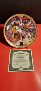 VINTAGE 1991 UPPER DECK LIMITED EDITION MICHAEL JORDAN CHAMPIONSHIP PLATE COA MT - Bild 1 von 8