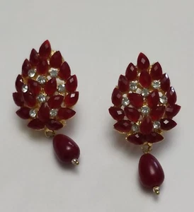 NEU INDISCHE PAKISTANISCHE BOLLYWOOD OHRRINGE/SCHMUCK  - Bild 1 von 17