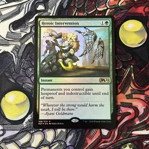 Heroic Intervention foil MTG Single, Core Set 2021, 188/274 R, M21 - Foto 1 di 6