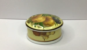 Falke China Schmuckschatulle Ring Box Made in Staffordshire England Früchte Design - Bild 1 von 3