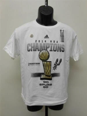 NUEVA Camisa Campeonato San Antonio Spurs YOUTH L Grande 14/16 2014 Vestuario Foto 1 de 4