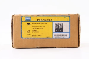 ILSCO PDB-16-2/0-2 Power Distribution Block 600V 175A - Picture 1 of 9