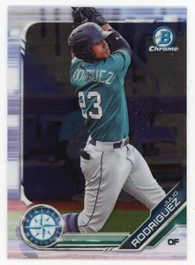 2019 Bowman Chrome Draft Julio Rodriguez Chrome Base !!! - Picture 1 of 2