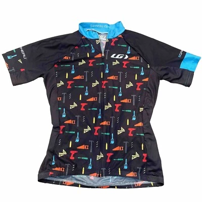 Jersey de ciclismo Louis Garneau cremallera completa herramientas mejoras para el hogar talla M mediano Foto 1 de 4