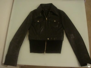 Ladies Leather Jacket - Size 10 - Picture 1 of 7