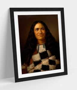 GOTTFRIED LINDAUER, HURIA MATENGA -FRAMED WALL ART POSTER PRINT 4 SIZES - Picture 1 of 10