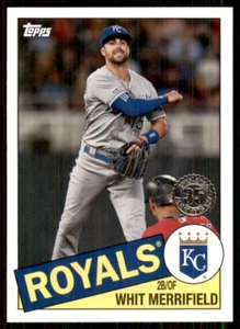 2020 Topps 1985 Tribute #85-52 Whit Merrifield Kansas City Royals - Picture 1 of 2