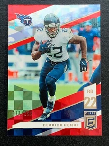 2019 Panini Donruss Elite Red Parallel #12 Derrick Henry Titans #'d 033/299 - Picture 1 of 7