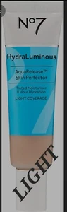 No7 HydraLuminous Aqua Release Skin Perfector - LIGHT - Hydrating Tinted NEW - Picture 1 of 2