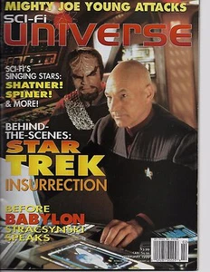 Sci-Fi Universe Magazine Feb 1999 - Star Trek Shatner Spiner Babylon Mighty Joe - Imagen 1 de 2
