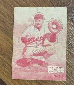 1934 Batter Up Jimmy Wilson #38 [ROT] Phillies Baseballkarte - Bild 1 von 2