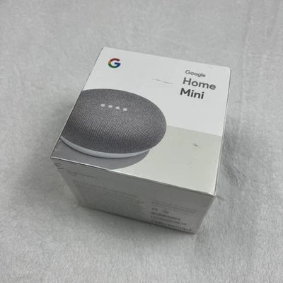 Google Home Mini Smart Assistant Chalk GA00210-US NEW SEALED USA - Image 1 of 4