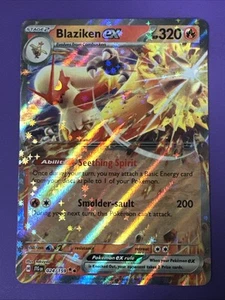 Pokemon Journey Together Blaziken ex 024/159 Holo Doble Raro Casi Como Nuevo - Imagen 1 de 2