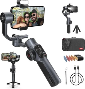 NEW Zhiyun Smooth 5S Combo 3-Axis Handheld Smartphone Gimbal Stabilizer - Picture 1 of 9