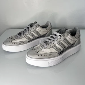 Adidas Sleek Super 72 Grau Schlangenleder Damen 9,5 Sneaker Schuhe - Bild 1 von 9