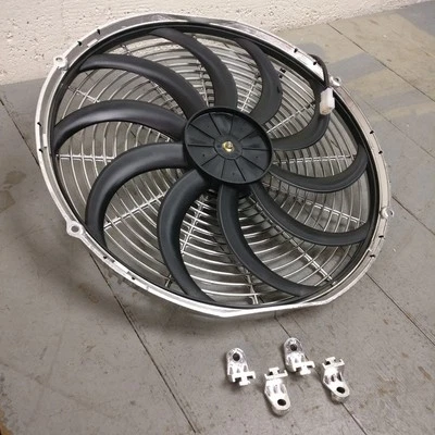 Chevrolet K1500 1994 16 pulgadas cromo radiador ventilador refrigeración resistente ultra Foto 1 de 4