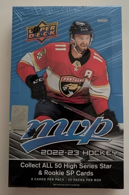 (FACTORY SEALED) 2022/23 UPPER DECK MVP HOCKEY HOBBY BOX - Image 1 of 2