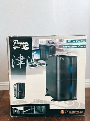 NOS - Thermaltake - Tsunami Dream - Mirror Coating Black Aluminum Case ATX - Image 1 of 4