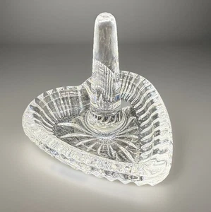 Waterford Crystal Heart Ring Holder - Picture 1 of 5