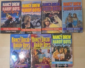 Nancy Drew Hardy Boys Super Mystery 90er Taschenbücher Posten von 7 Carolyn Keene - Bild 1 von 7