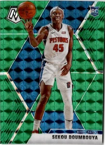 2019-20 Panini Mosaic #243 Sekou Doumbouya Green Prizm - Picture 1 of 2