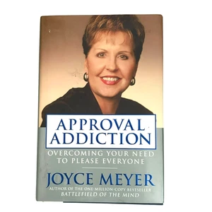 Joyce Meyer Approval Addiction Book Self-Help Spiritual Growth People Pleasing - Imagen 1 de 3