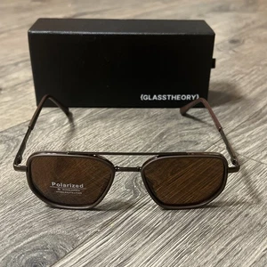 Glass Theory Sonnenbrille Havana Braun Polarisiert - Bild 1 von 7
