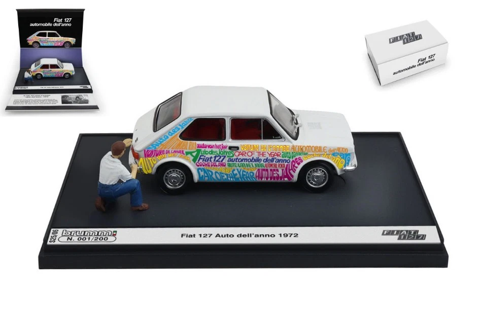 Brumm FIAT 127 1a SERIE 1971 AUTO DELL'ANNO 1972 1:43 - Immagine 1 di 1