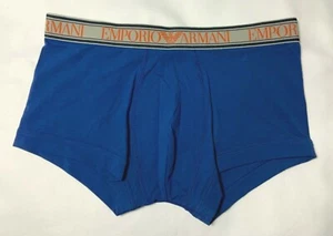 Emporio Armani men's play boxer Logo band Trunk Underwear Blue M L XL NWT - Picture 1 of 3